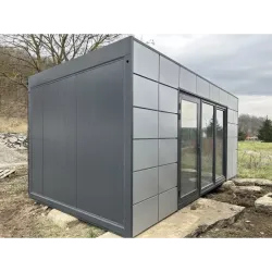 Kancelársky a obytný kontajner D18 šedý